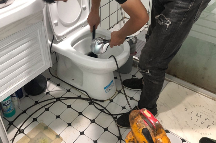 光坡镇疏通下水道