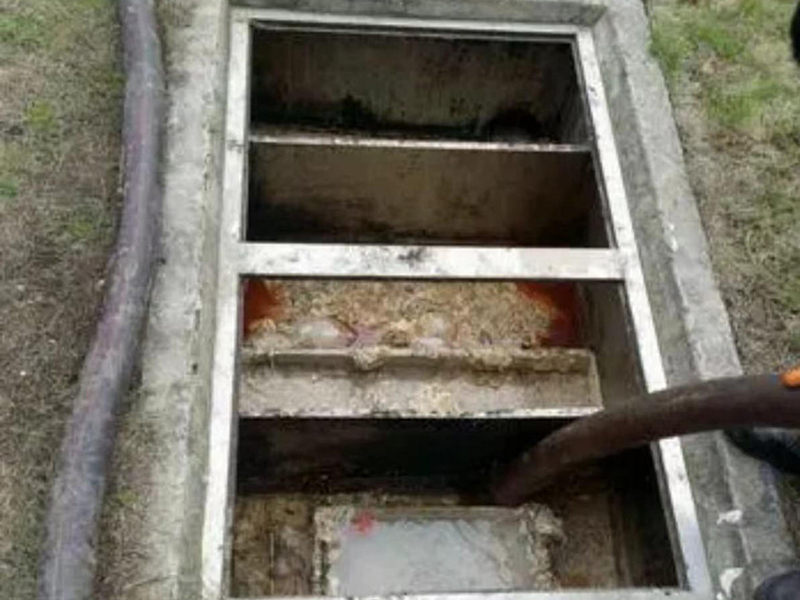 光坡镇隔油池清理